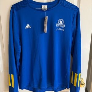 Adidas Blue Marathon Majors Shirt: 2020 Boston Marathon